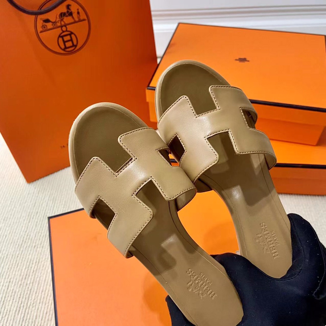 에르메스 올수공 오아시스 슬리퍼 샌들 스위프트 34